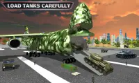 軍 貨物 飛行機 クラフト： 軍 輸送 ゲーム Screen Shot 0