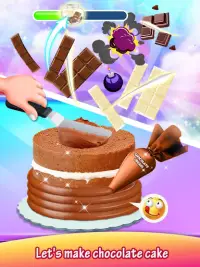 Chocolate Rainbow Cake - Cake Love Screen Shot 5