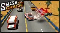 Smash & Crash : Clash Of Cars Highway traffic Race Screen Shot 0