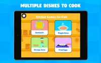 Kitchen Games - Fun Kids Cooking & Tasty Recipes Screen Shot 13