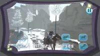 Frozen Forest Horse Riding Simulator 3D Screen Shot 2