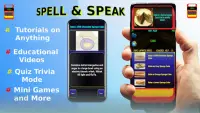 Spell & Speak (Quiz   Word Games) Screen Shot 0