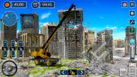 Excavator sim destroying games Screen Shot 2