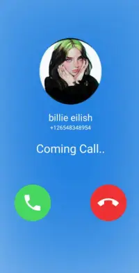 fake video call from Billie Eilish Screen Shot 3
