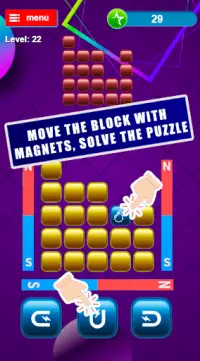 Magnetic blocks, logic puzzles from blocks Screen Shot 0