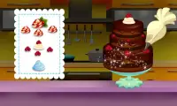 jogo cozinha de receita de bolo chocolate caseiro Screen Shot 4