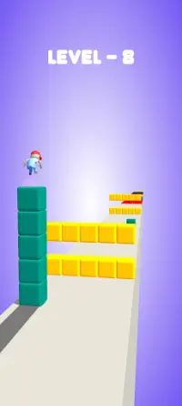 Cube Surfer - Overcome from Obstacles Screen Shot 4
