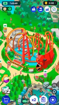 Idle Theme Park - テーマパークの大物 Screen Shot 4
