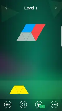 Triangle Colour Paper Block : Block Fixing puzzles Screen Shot 0