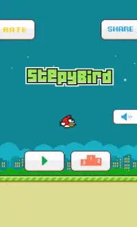 Stepy Bird : Arcade Game Screen Shot 0