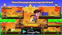 🌲 Princess Nirma jungle adventure super Girl 🌲 Screen Shot 1