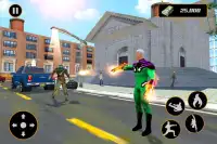 Flying Torch Hero City Crime Battle Screen Shot 4