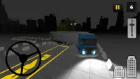 Ночь грузовик Стоянка 3D Screen Shot 2