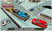 Chained Car 3D Transporter Truck – Heavy Duty Pull Screen Shot 1