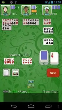 Contract / Shanghai Rummy Free Screen Shot 0