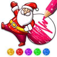 Christmas Coloring Game - Learn Colors