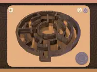 क्लासिक Labyrinth पहेली - लकड़ी भूलभुलैया 3 डी खेल Screen Shot 8