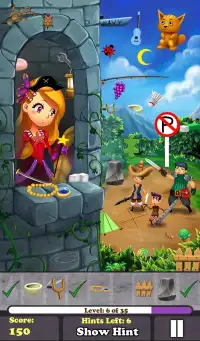 Hidden Object - Rapunzel Free! Screen Shot 1