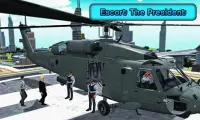 US President Escort Helicopter: Air Force VTOL 3D Screen Shot 1