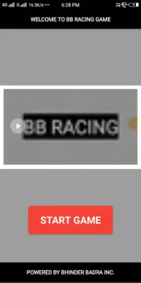 BB Racing - Basic Car Racing Game Screen Shot 1