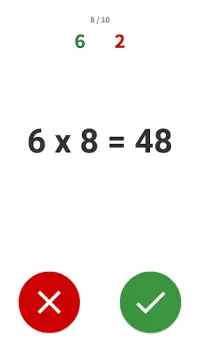Tabuada Matemática: Math Game Screen Shot 0