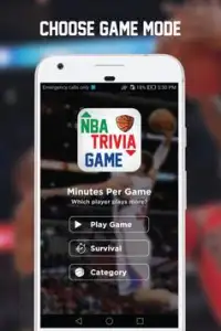 NBA Quiz : Trivia Game - Higher or Lower Game Screen Shot 0