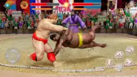 Sumo Wrestling Fight: Berbahaya Pertempuran 2020 Screen Shot 3