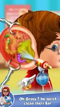 Zabawa dla dzieci Ear Doctor Screen Shot 1