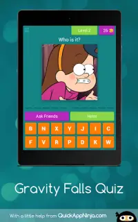 Gravity Falls Quiz Screen Shot 14