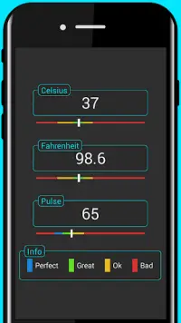 Body Temperature Interval : Fever Thermometer Screen Shot 1