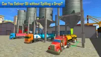Petrolero Camión de transportista simulador Screen Shot 0