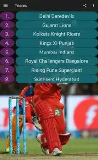 IPL Schedule 2017 Screen Shot 3