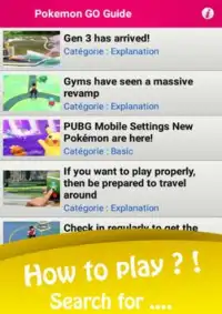 Guide for Pokemon Go Screen Shot 1
