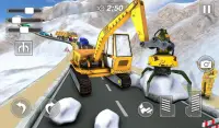 Snow Excavator Gigantic Crane 3D: Snow Plow Game Screen Shot 6