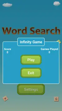 Word Search Game in English Screen Shot 6