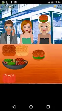 Burger Kassierer Spiel 2 Screen Shot 2