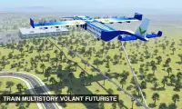 Train volant Simulateur 2018 Train futuriste Jeux Screen Shot 2
