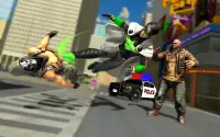 Flying Police Robot Hero - Crime City Rescue Game Screen Shot 4
