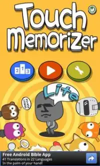 TouchMemorizer Lite free Screen Shot 0