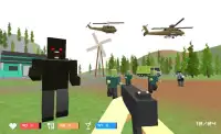 Pixel Zombies- Block Warfare Screen Shot 2