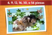 Juego Puzzle Crías Animales Screen Shot 7