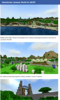 Abandoned Jurassic World for Minecraft Screen Shot 2