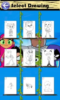 Coloring Titans Teen Game Funny Cute Screen Shot 3