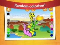 Книжка-раскраска динозавров Screen Shot 3