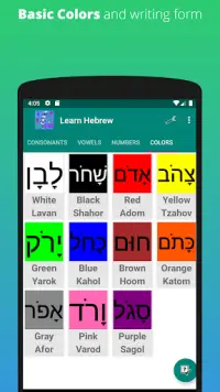 Learn Hebrew Alphabet Screen Shot 3