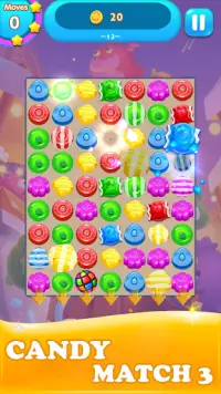 Candy Match 3 & Witch Sweet Screen Shot 3