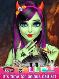 Halloween Princess Nail Art Salon Screen Shot 0