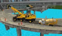 Grand Bridge Construction Simulator - Crane Driver Screen Shot 4