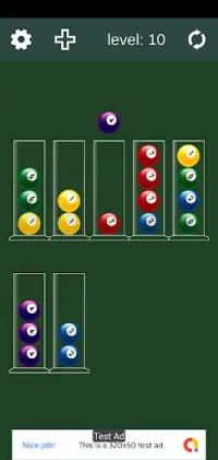 Sort Pool Balls Screen Shot 2