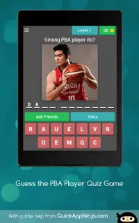 Guess the PBA Player Quiz Game Screen Shot 6